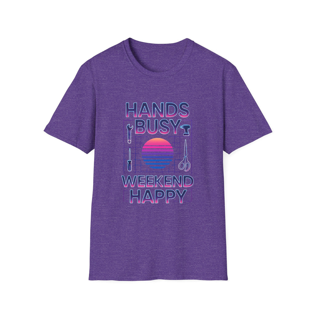 Busy Hands Neon Sign T-Shirt