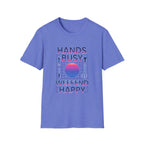 Busy Hands Neon Sign T-Shirt